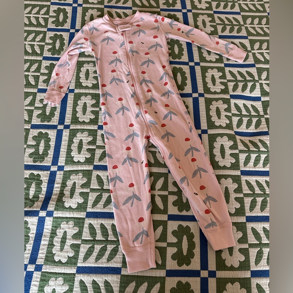 Hanna Zip Pajamas - spring flowers